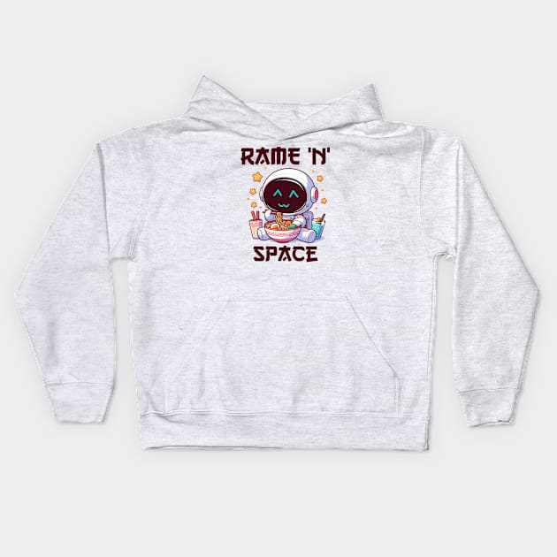 Ramen in Space Kids Hoodie by mirailecs